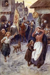 Nachrichten von der Schlacht von Flodden erreichen Edinburgh